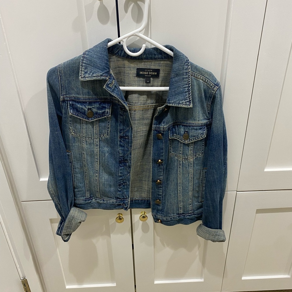 J. Crew Classic Blue Denim Jacket